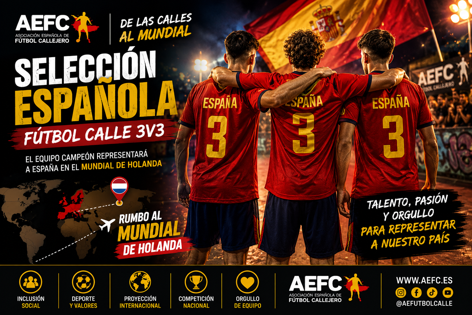Selección Española de Fútbol Calle 3V3